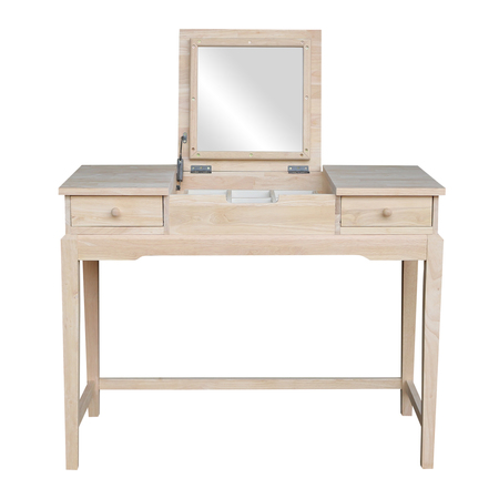 International Concepts Vanity Table, Unfinished DT-2